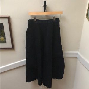 Navy Harvey Faircloth circle maxi skirt